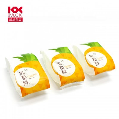 Manufacture High Quality Colorful Food Grade Printed Cookie Small Cotton Paper Bag In Stock For Foodpack